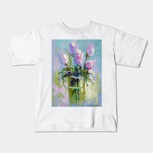 Delicate tulips Kids T-Shirt